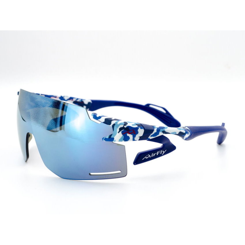 AirFly AF301 C-4BKP Polarized Blue Mirror Sunglasses